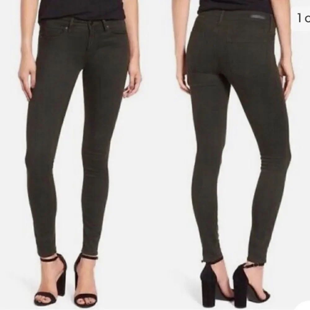Articles of Society Sarah Linden Women’s Dark Green Skinny Denim Jeans Size 24